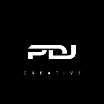 PDJ Letter Initial Logo Design Template Vector Illustration