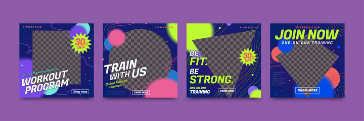 Dark color fun social media post