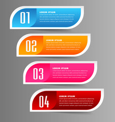 modern text box template, banner Infographics