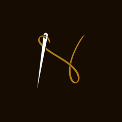 Initial Needle Logo