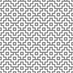 Seamless pattern with Inca crosses ornament. Ethnic embroidery background. Tribal wallpaper. Ethnical folk image. Tribe motif. Ancient mosaic. Digital paper for web design, textile print. Vector art.