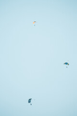 Naklejka na ściany i meble parachute skydive