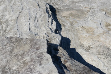 The rocky shore in Sydney, Australia