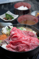 すき焼き定食