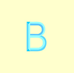3d letter b