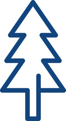 Spruce icon isolated on white background. Evergreen, coniferous tree. Flat infographics. Vector illustration.