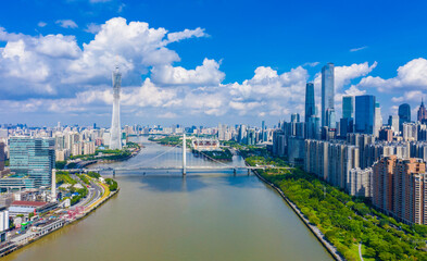 Obraz premium CBD scenery of Guangzhou City, Guangdong Province, China