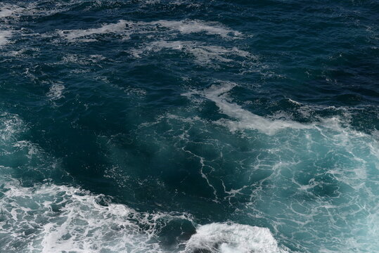 Australian waves with the blue water and was on the sunny day in Sydney, Australia © Natalie