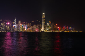 Fototapeta na wymiar Hong Kong Island skyline