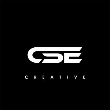 CSE Letter Initial Logo Design Template Vector Illustration