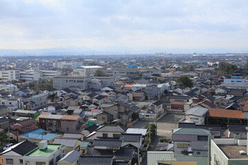 Obraz premium 酒田市街