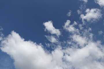 Obraz premium blue sky with clouds