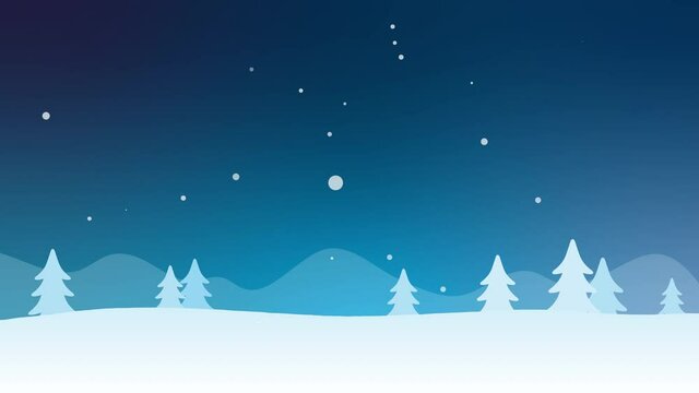 雪の降る夜