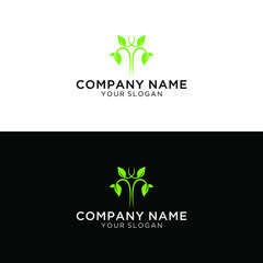 Tree, leaves, nature, organic icon and logo in vector. Linear design