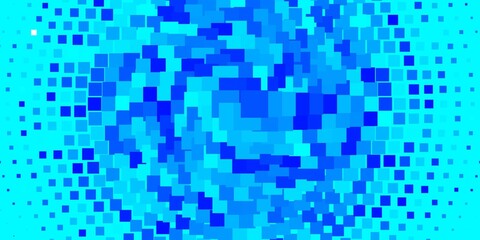 Light BLUE vector background with rectangles.