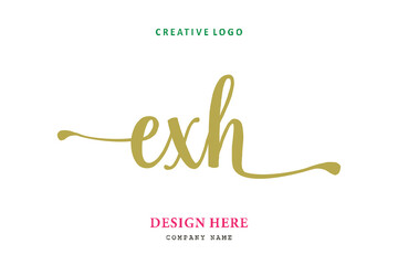 EXH lettering logo is simple, easy to understand and authoritative