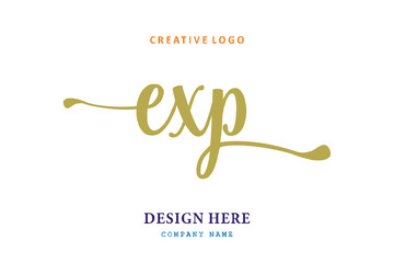 EXP lettering logo is simple, easy to understand and authoritative
