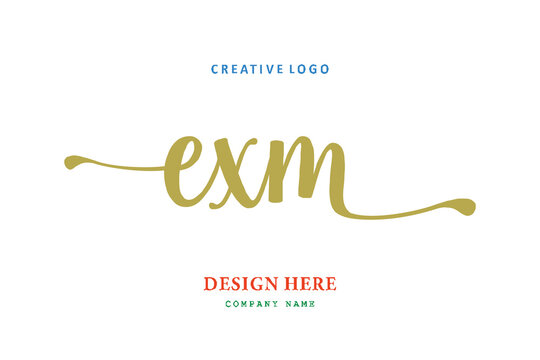 EXM lettering logo is simple, easy to understand and authoritative