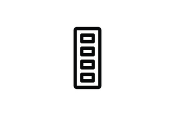 Computer Hardware Icon - Electrical Socket 