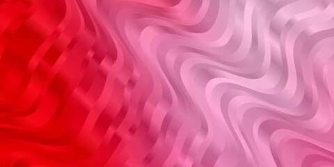 Light Red vector background with lines.