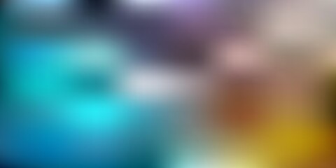 Light blue, yellow vector blurred backdrop.