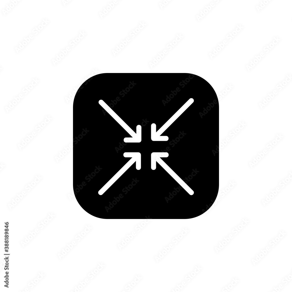 Poster minimize, arrow and re size icon. application icon. perfect for logo, website, application, presenta
