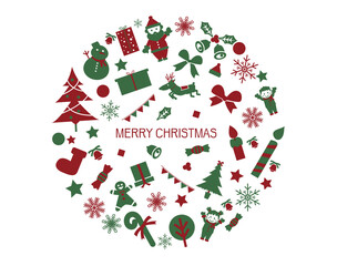 クリスマス背景素材
