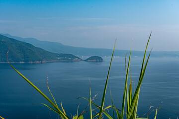 長崎県雲仙市　愛野展望台から望む風景