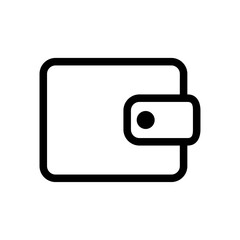 wallet icon vector symbol template