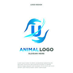 U letter with hand and cross healing logo for massage and therapy medical logo. Helping hand vector illustration. Can apply for humanity health care icon, partnership relation.