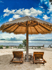 Beach umbrella at Phi Phi Island Village Resort