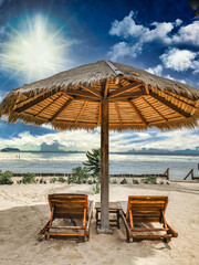 Beach umbrella at Phi Phi Island Village Resort