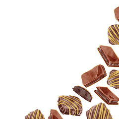 金のチョコレートクッキーフレーム