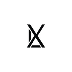 Letter XL LX Monogram Logo