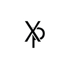 Letter XP PX Monogram Logo
