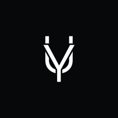 Letter UY YU Monogram Logo