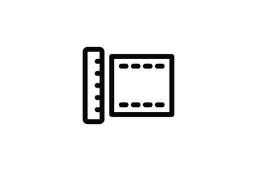 Printing Outline Icon - Measure