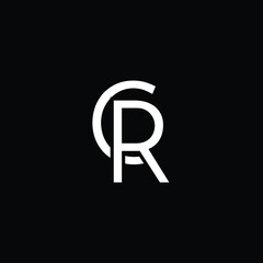 Letter CR RC Monogram Logo