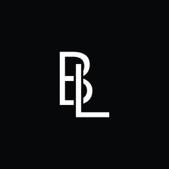 Letter BL LB Monogram Logo
