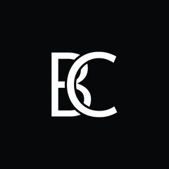Letter BC CA Monogram Logo