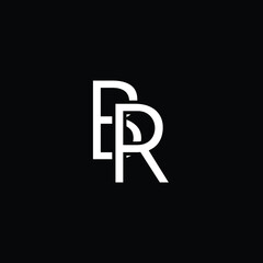 Letter BR RB Monogram Logo