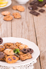 Shortcrust pastry biscuits. 