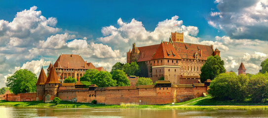 Fototapeta premium zamek w Malborku