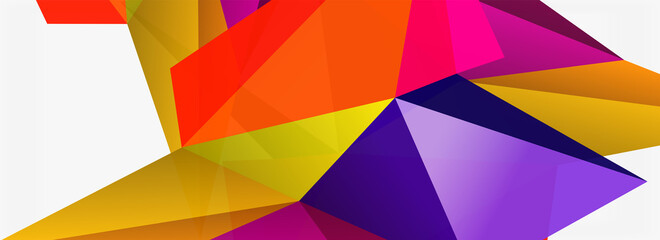 3d mosaic abstract backgrounds, low poly shape geometric design