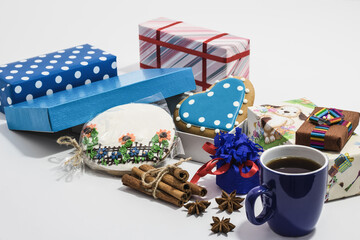 christmas cookies and gifts