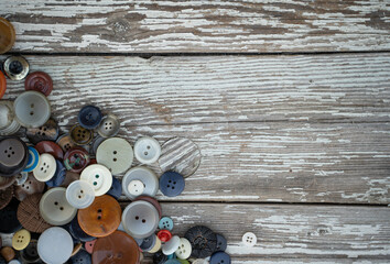 background of old buttons