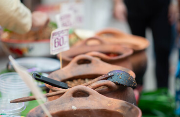 Fried noodle northern thailand street food