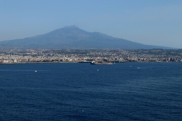 Catania - Panorama dal mare