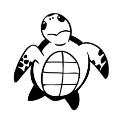 ウミガメのイラスト