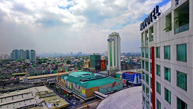 Quezon city view from the top in Quezon City, Philippines